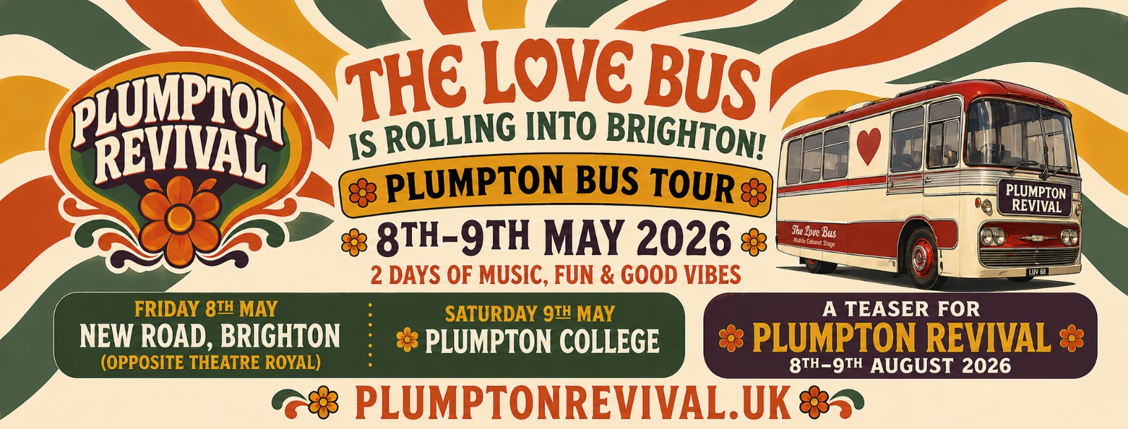 The Plumpton Tour Bus Returns for a Special Two Date Event